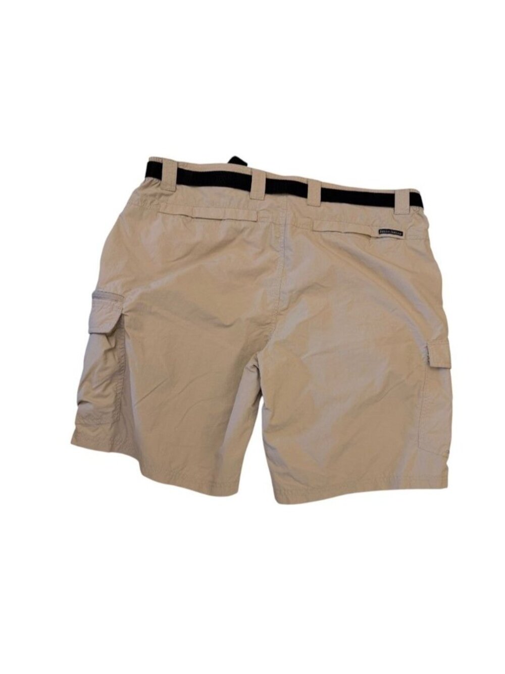 Field & Stream Original Outfitter Cargo Shorts Mens Xxl Khaki Nylon Belted - Picture 4 of 5